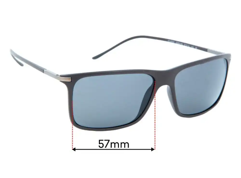 Sunglass Fix Replacement Lenses for Giorgio Armani AR 8034 - 57mm Wide Sunglass Fix Replacement Lenses for Giorgio Armani AR 8034 - 57mm Wide
