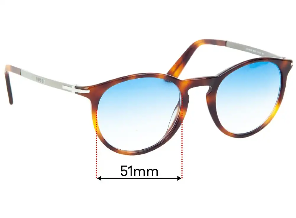 Sunglass Fix Replacement Lenses for Gucci GG 1110/S - 51mm Wide Sunglass Fix Replacement Lenses for Gucci GG 1110/S - 51mm Wide