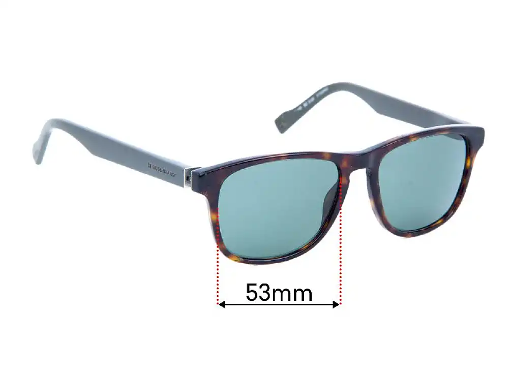 Sunglass Fix Replacement Lenses for Hugo Boss BO 0180 - 53mm Wide Sunglass Fix Replacement Lenses for Hugo Boss BO 0180 - 53mm Wide