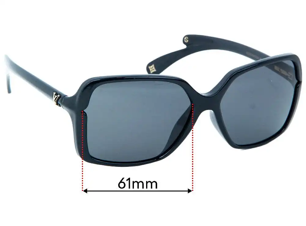 Sunglass Fix Replacement Lenses for Louis Vuitton Z0287E - 61mm Wide Sunglass Fix Replacement Lenses for Louis Vuitton Z0287E - 61mm Wide