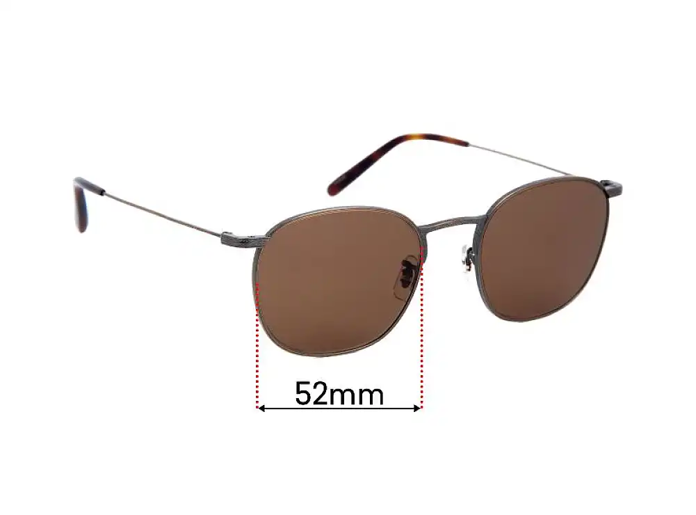 Sunglass Fix Replacement Lenses for Oliver Peoples Goldsen Sun - 52mm Wide Sunglass Fix Replacement Lenses for Oliver Peoples Goldsen Sun - 52mm Wide