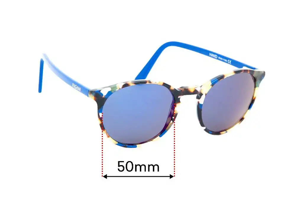 Sunglass Fix Replacement Lenses for Pagani Dandy - 50mm Wide Sunglass Fix Replacement Lenses for Pagani Dandy - 50mm Wide