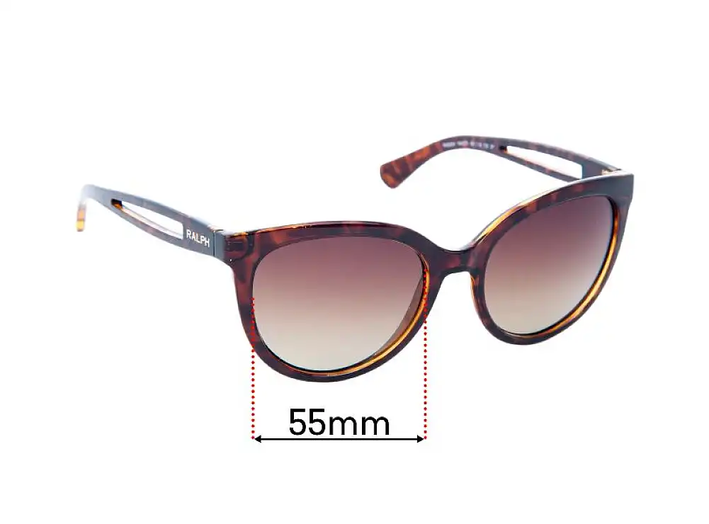 Sunglass Fix Replacement Lenses for Polo RA 5204 - 55mm Wide Sunglass Fix Replacement Lenses for Polo RA 5204 - 55mm Wide