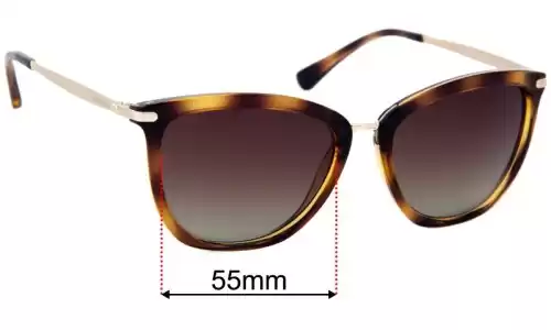 Sunglass Fix Replacement Lenses for Polo RA 5245 - 55mm Wide Polo RA 5245 Replacement Lenses 55mm wide