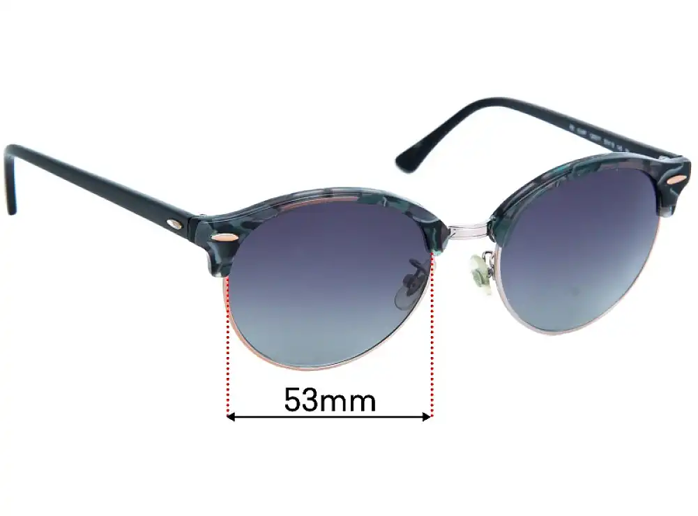 Sunglass Fix Replacement Lenses for Ray-Ban RB4246F - 53mm Wide Sunglass Fix Replacement Lenses for Ray-Ban RB4246F - 53mm Wide