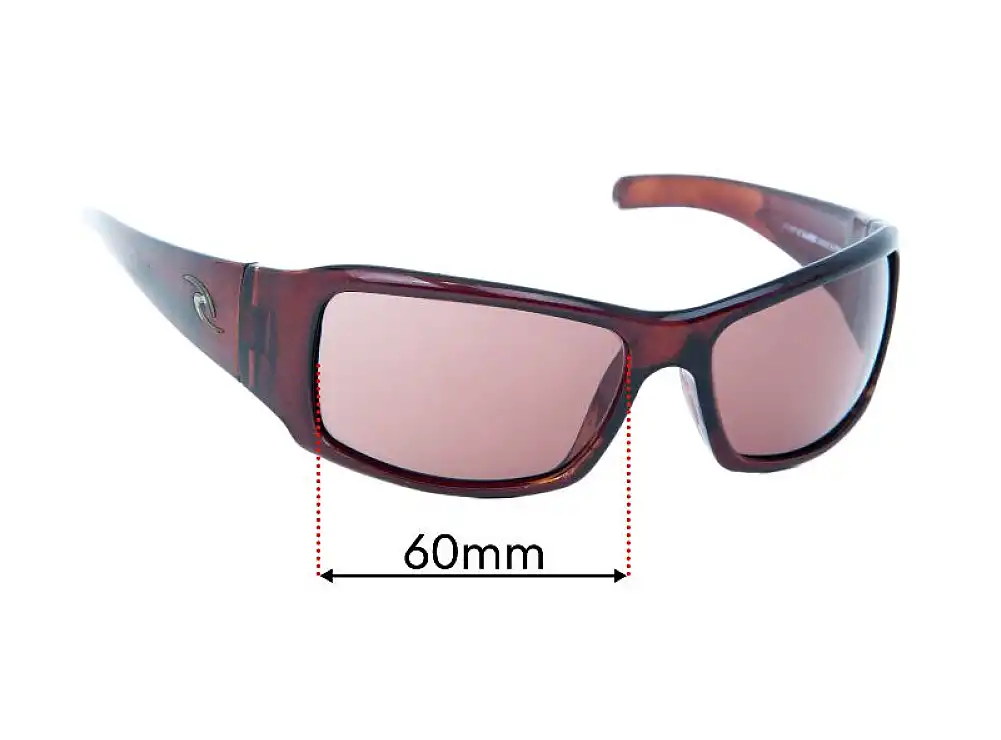Sunglass Fix Replacement Lenses for Rip Curl Snappers - 60mm Wide Sunglass Fix Replacement Lenses for Rip Curl Snappers - 60mm Wide
