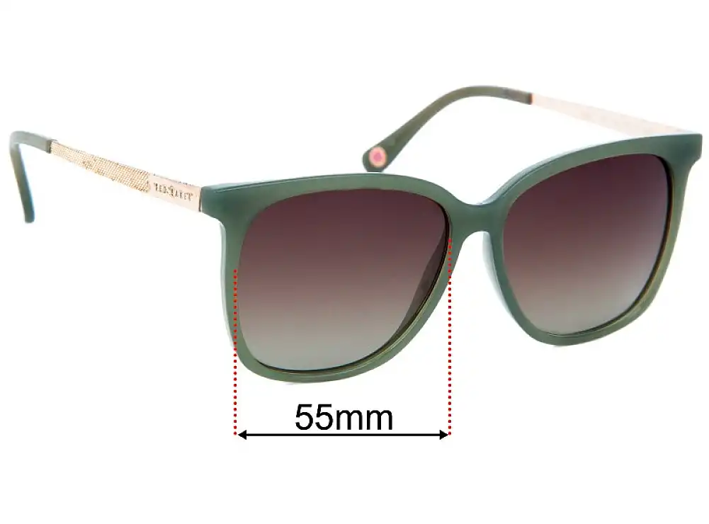 Sunglass Fix Replacement Lenses for Ted Baker Fawn - 55mm Wide Sunglass Fix Replacement Lenses for Ted Baker Fawn - 55mm Wide