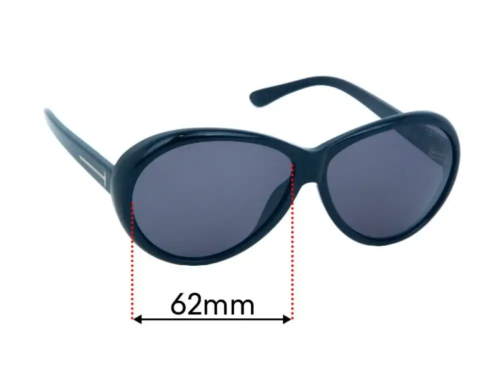 Sunglass Fix Replacement Lenses for Tom Ford Geraldine TF202 - 62mm Wide Sunglass Fix Replacement Lenses for Tom Ford Geraldine TF202 - 62mm Wide