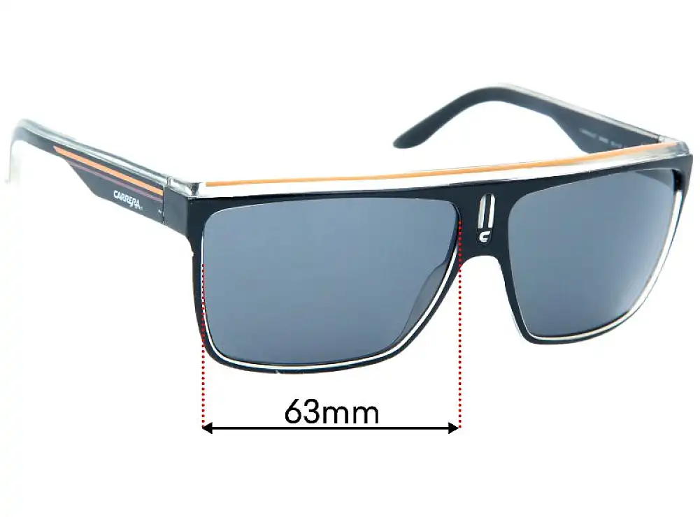 Sunglass Fix Replacement Lenses for Carrera 22 - 63mm Wide Sunglass Fix Replacement Lenses for Carrera 22 - 63mm Wide