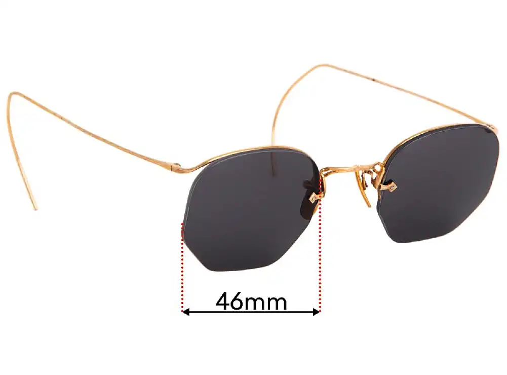 Sunglass Fix Replacement Lenses for American Optical 1/10 12KGF - 46mm Wide Sunglass Fix Replacement Lenses for American Optical 1/10 12KGF - 46mm Wide