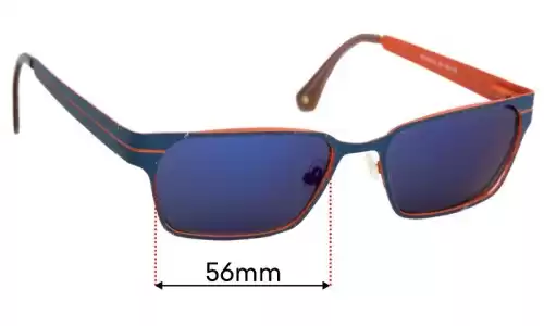 Sunglass Fix Replacement Lenses for Biggu B746 - 56mm Wide Biggu B746 Replacement Lenses 56mm wide