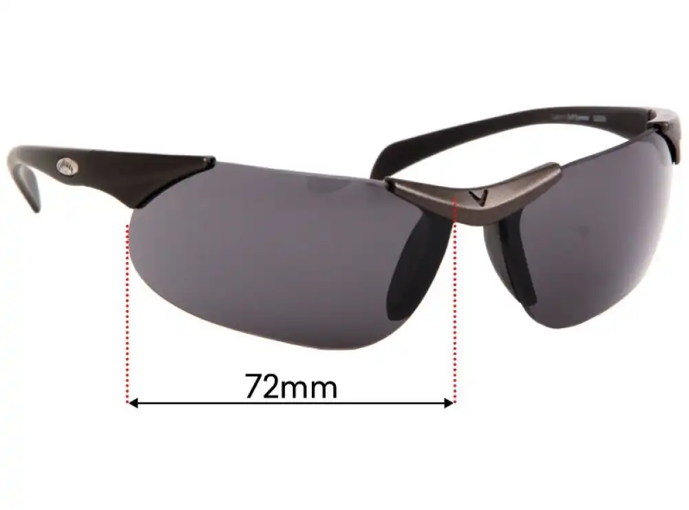 Sunglass Fix Replacement Lenses for Callaway Golf Eyewear S205-BK - 72mm Wide Sunglass Fix Replacement Lenses for Callaway Golf Eyewear S205-BK - 72mm Wide