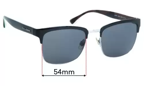 Sunglass Fix Replacement Lenses for Dolce & Gabbana DG2148 - 54mm Wide Sunglass Fix Replacement Lenses for Dolce & Gabbana DG2148 - 54mm Wide