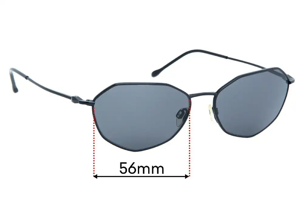 Sunglass Fix Replacement Lenses for Jil Sander JS121S - 56mm Wide Sunglass Fix Replacement Lenses for Jil Sander JS121S - 56mm Wide