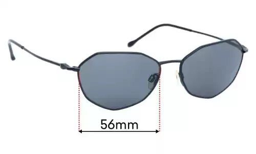Sunglass Fix Replacement Lenses for Jil Sander JS121S - 56mm Wide Sunglass Fix Replacement Lenses for Jil Sander JS121S - 56mm Wide