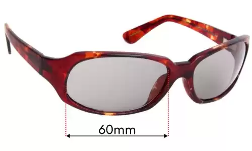Sunglass Fix Replacement Lenses for Maui Jim MJ110 Navigator - 60mm Wide Maui Jim MJ110 Navigator Replacement Lenses 60mm wide