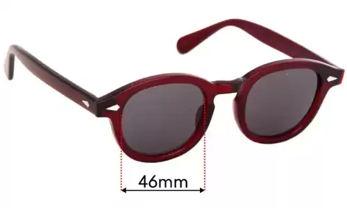 Sunglass Fix Replacement Lenses for Moscot Lemtosh - 46mm Wide Moscot Lemtosh Replacement Lenses 46mm wide