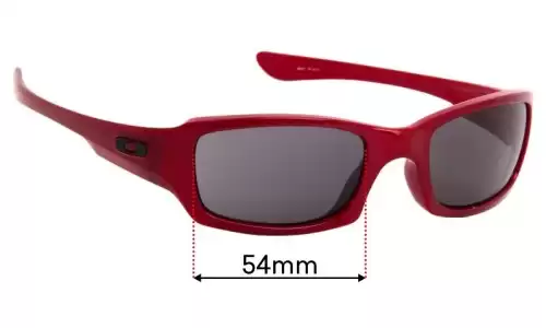 Sunglass Fix Replacement Lenses for Oakley (4 + 1)² Squared OO9214 - 54mm Wide Oakley (4 + 1)² Squared OO9214 Replacement Lenses 54mm wide