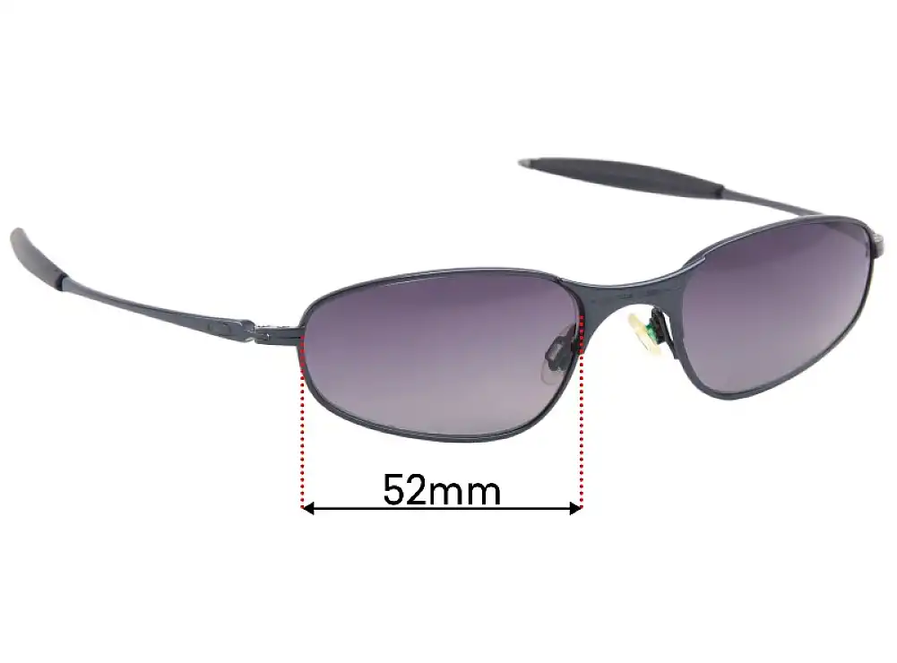 Sunglass Fix Replacement Lenses for Oakley A-Wire RX - 52mm Wide Sunglass Fix Replacement Lenses for Oakley A-Wire RX - 52mm Wide