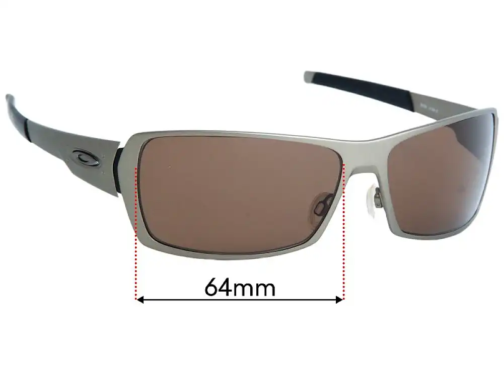 Sunglass Fix Replacement Lenses for Oakley Spike - 64mm Wide Sunglass Fix Replacement Lenses for Oakley Spike - 64mm Wide