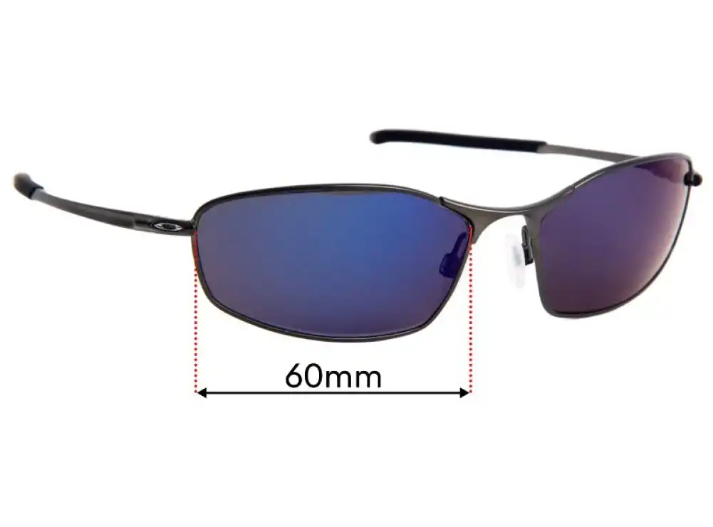 Sunglass Fix Replacement Lenses for Oakley Whisker OO4141 - 60mm Wide Sunglass Fix Replacement Lenses for Oakley Whisker OO4141 - 60mm Wide