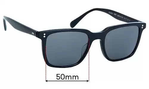 Sunglass Fix Replacement Lenses for Oliver Peoples OV5419SU Lachman Sun - 50mm Wide Oliver Peoples OV5419SU Lachman Sun Replacement Lenses 50mm wide