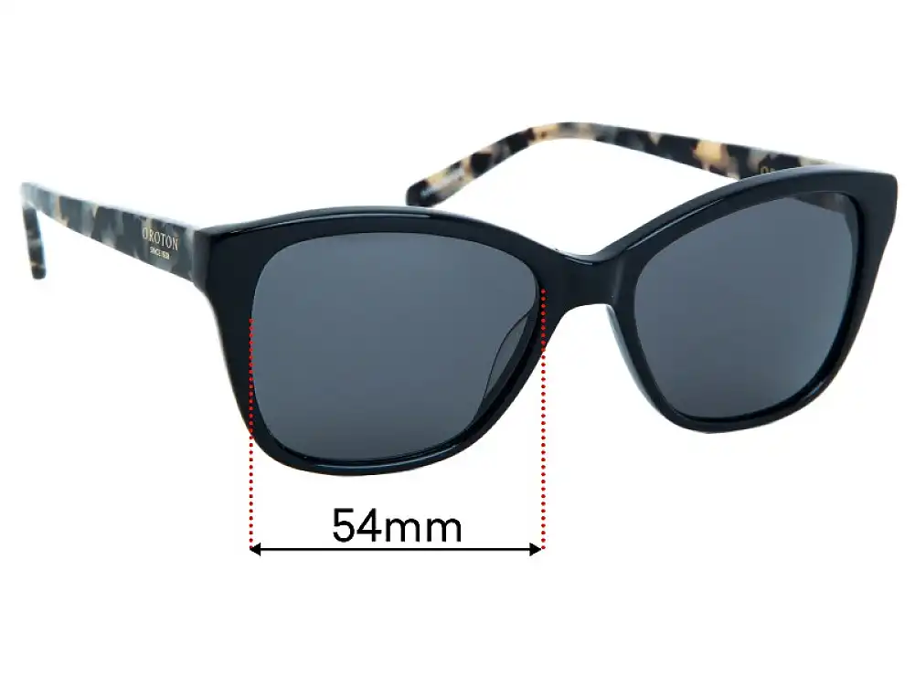 Sunglass Fix Replacement Lenses for Oroton Gloucester - 54mm Wide Sunglass Fix Replacement Lenses for Oroton Gloucester - 54mm Wide