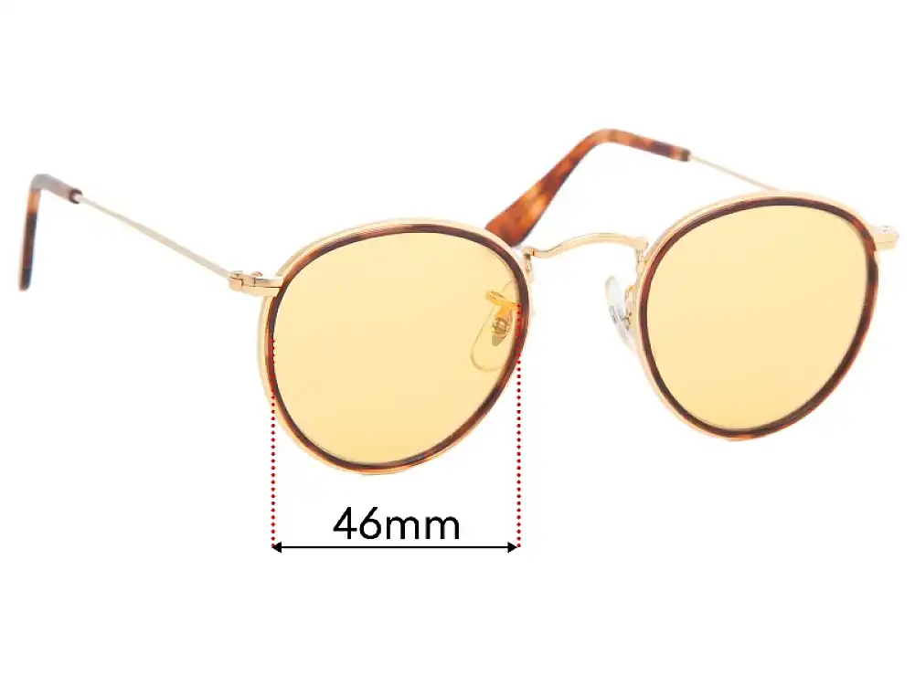 Sunglass Fix Replacement Lenses for Ray-Ban B&L W1675 - 46mm Wide Sunglass Fix Replacement Lenses for Ray-Ban B&L W1675 - 46mm Wide