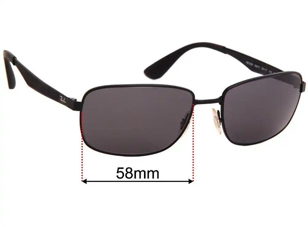 Sunglass Fix Replacement Lenses for Ray-Ban RB3529 - 58mm Wide Sunglass Fix Replacement Lenses for Ray-Ban RB3529 - 58mm Wide