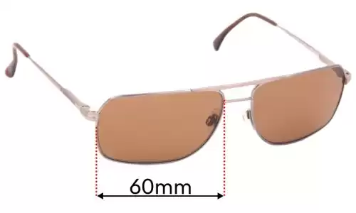 Sunglass Fix Replacement Lenses for Rodenstock R1274 - 60mm Wide Sunglass Fix Replacement Lenses for Rodenstock R1274 - 60mm Wide
