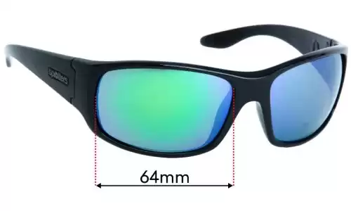 Sunglass Fix Replacement Lenses for Spotters Cruiz - 64mm Wide Sunglass Fix Replacement Lenses for Spotters Cruiz - 64mm Wide