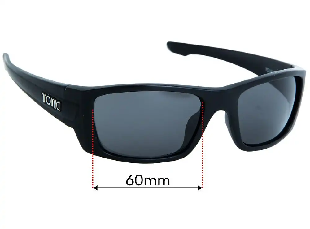 Sunglass Fix Replacement Lenses for Tonic Youranium - 60mm Wide Sunglass Fix Replacement Lenses for Tonic Youranium - 60mm Wide