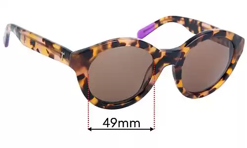 Sunglass Fix Replacement Lenses for Triwa Grace - 51mm Wide Sunglass Fix Replacement Lenses for Triwa Grace - 51mm Wide
