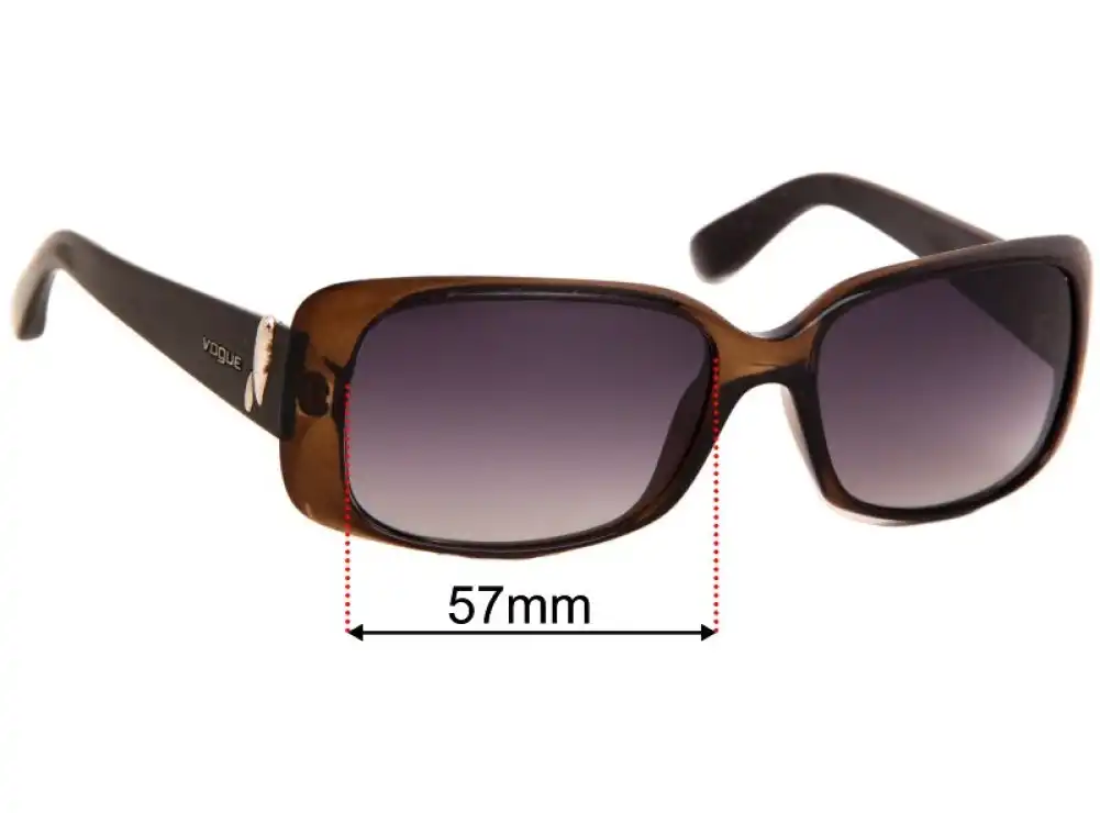 Sunglass Fix Replacement Lenses for Vogue VO2663-S - 57mm Wide Sunglass Fix Replacement Lenses for Vogue VO2663-S - 57mm Wide