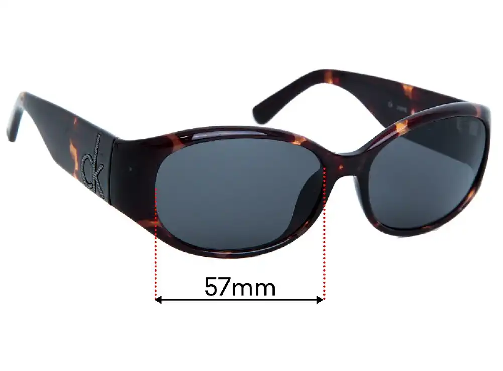 Sunglass Fix Replacement Lenses for Calvin Klein CK3101S - 57mm Wide Sunglass Fix Replacement Lenses for Calvin Klein CK3101S - 57mm Wide