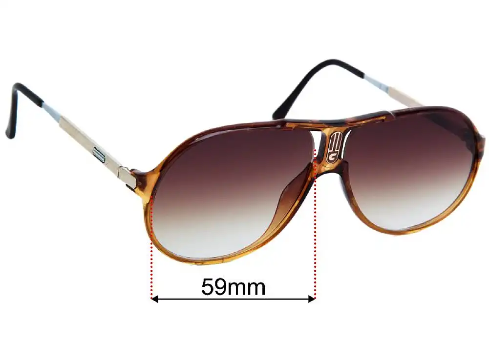 Sunglass Fix Replacement Lenses for Carrera 5309E Vario - 59mm Wide Sunglass Fix Replacement Lenses for Carrera 5309E Vario - 59mm Wide