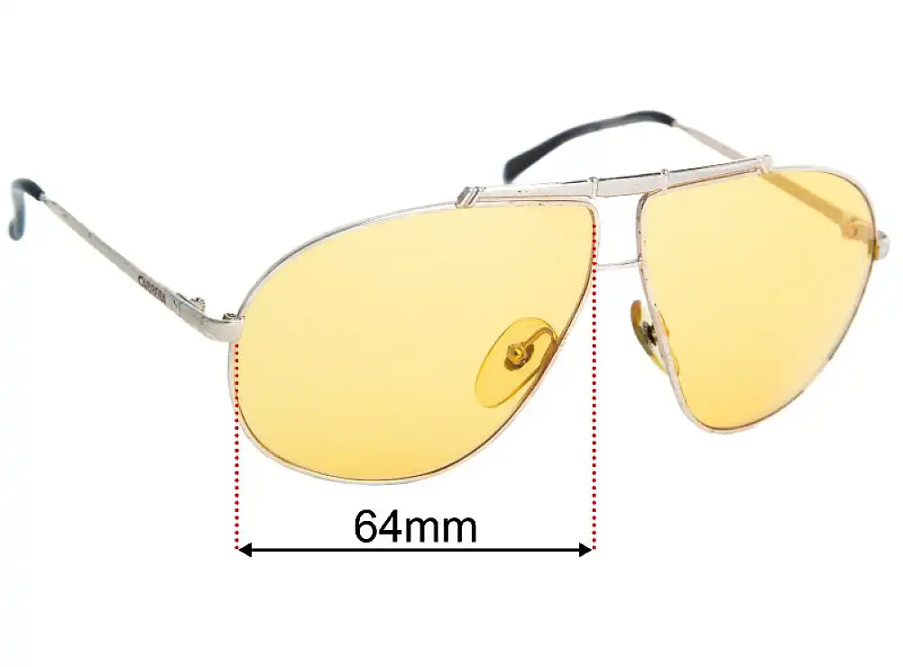 Sunglass Fix Replacement Lenses for Carrera 5401 - 64mm Wide Sunglass Fix Replacement Lenses for Carrera 5401 - 64mm Wide
