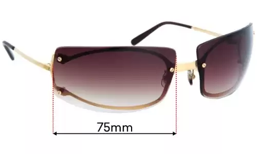 Sunglass Fix Replacement Lenses for Cartier 3780578 - 75mm Wide Sunglass Fix Replacement Lenses for Cartier 3780578 - 75mm Wide