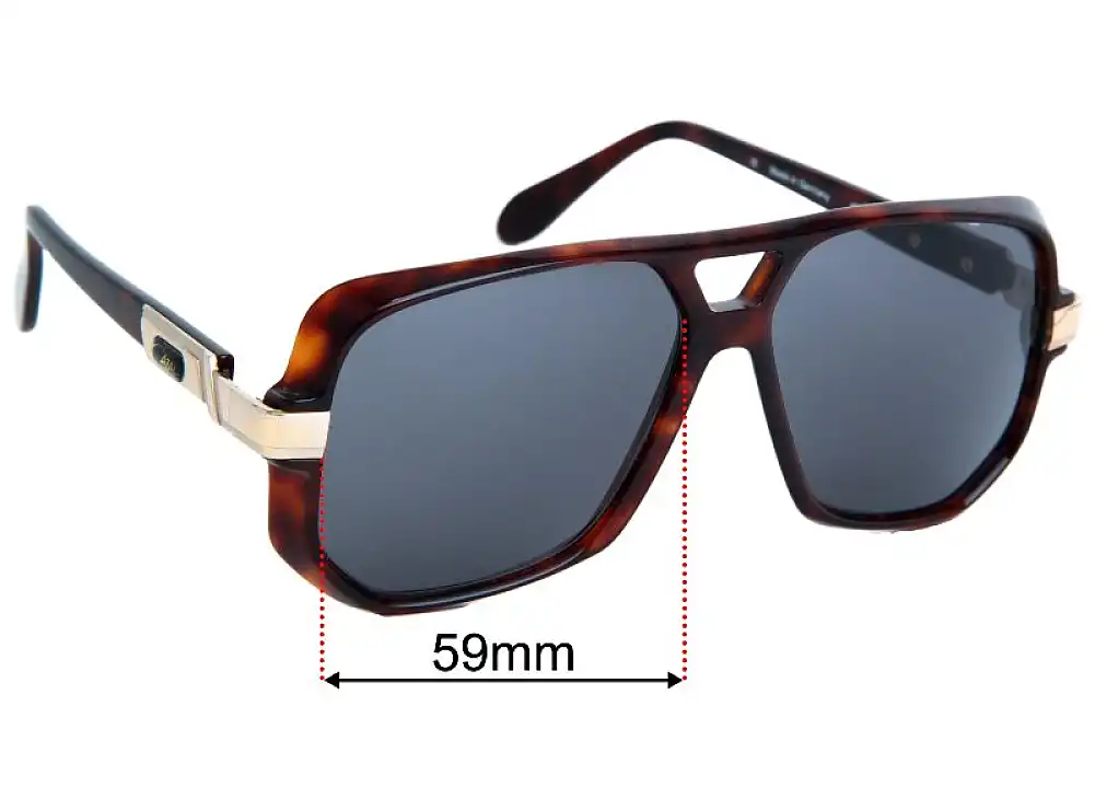 Sunglass Fix Replacement Lenses for Cazal MOD 627 - 59mm Wide Sunglass Fix Replacement Lenses for Cazal MOD 627 - 59mm Wide