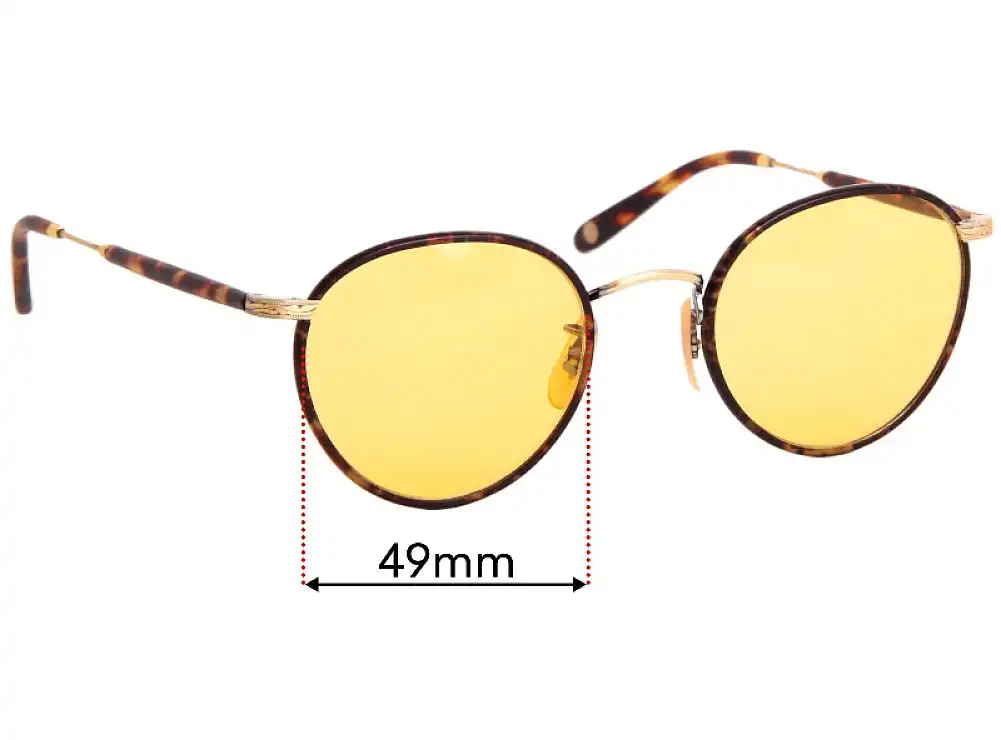 Sunglass Fix Replacement Lenses for Garrett Leight Wilson - 49mm Wide Sunglass Fix Replacement Lenses for Garrett Leight Wilson - 49mm Wide