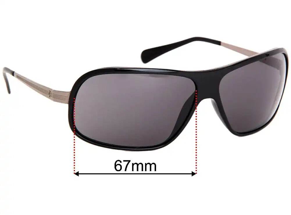 Sunglass Fix Replacement Lenses for Police S8384 - 67mm Wide Sunglass Fix Replacement Lenses for Police S8384 - 67mm Wide