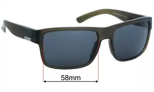 Sunglass Fix Replacement Lenses for Quiksilver Ridgemont - 58mm Wide Sunglass Fix Replacement Lenses for Quiksilver Ridgemont - 58mm Wide