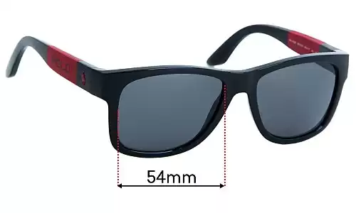 Sunglass Fix Replacement Lenses for Polo Polo PH 4162 - 54mm Wide Sunglass Fix Replacement Lenses for Polo Polo PH 4162 - 54mm Wide