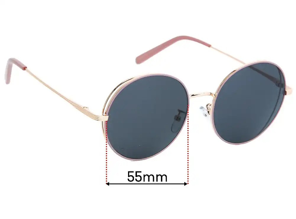 Unknown Mod 9009 Replacement Lenses - 55mm Unknown Mod 9009 Replacement Lenses - 55mm