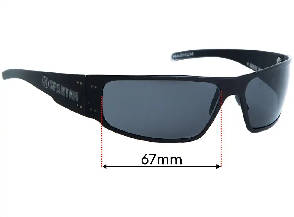 Sunglass Fix Replacement Lenses for Gatorz Magnum - 67mm Wide Sunglass Fix Replacement Lenses for Gatorz Magnum - 67mm Wide