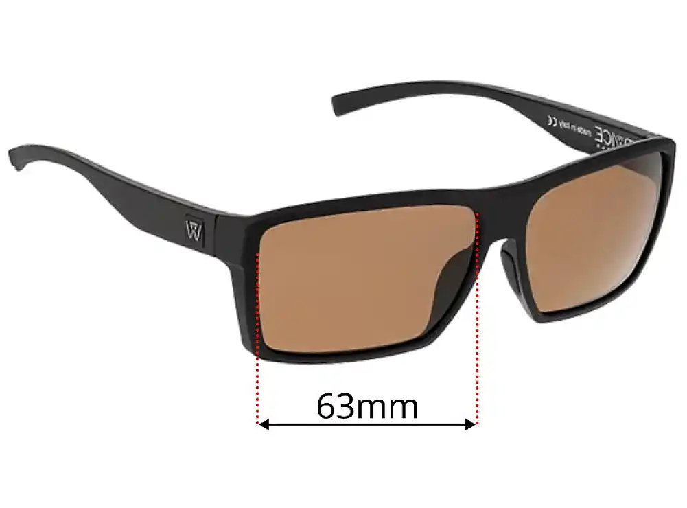 Sunglass Fix Replacement Lenses for Twice Eclipse - 63mm Wide Sunglass Fix Replacement Lenses for Twice Eclipse - 63mm Wide