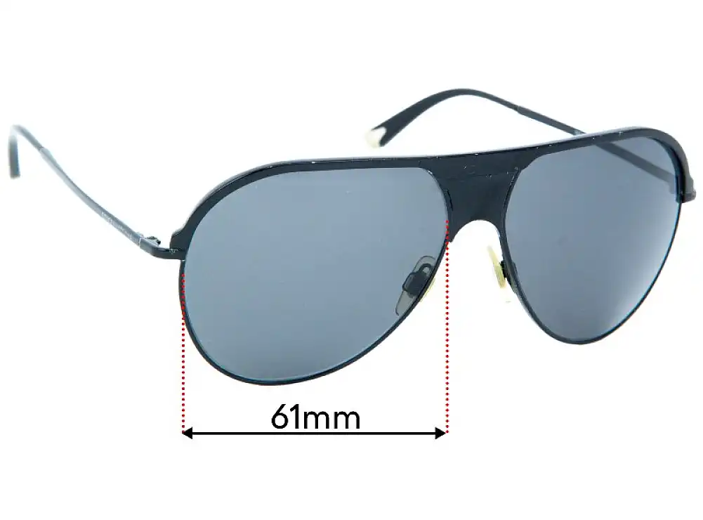 Sunglass Fix Replacement Lenses for Dolce & Gabbana DG2090 - 61mm Wide Sunglass Fix Replacement Lenses for Dolce & Gabbana DG2090 - 61mm Wide
