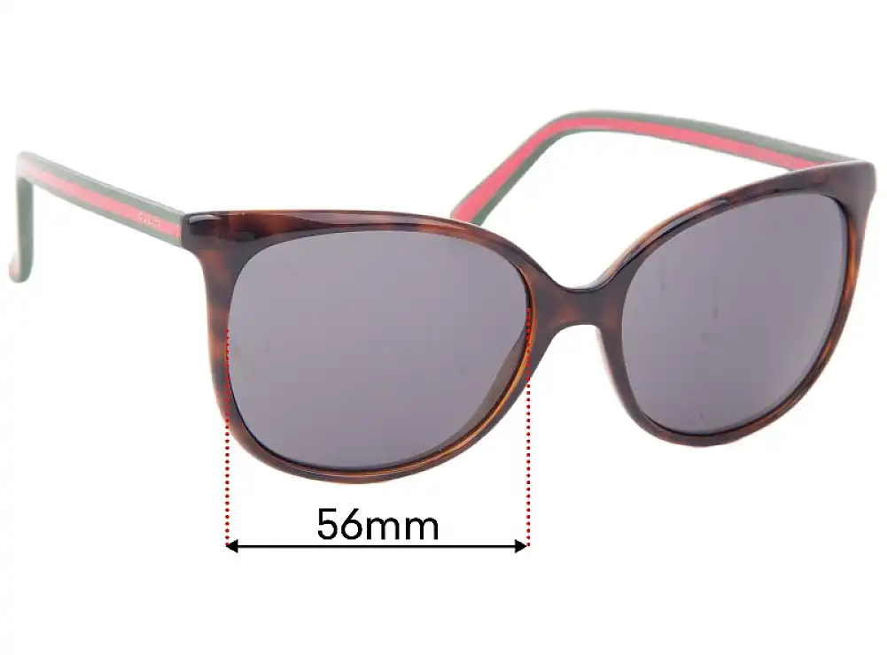 Sunglass Fix Replacement Lenses for Gucci GG0508S - 56mm Wide Sunglass Fix Replacement Lenses for Gucci GG0508S - 56mm Wide