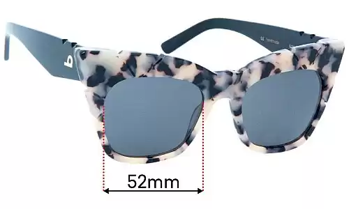 Sunglass Fix Replacement Lenses for Pared Kohl & Kaftans - 52mm Wide Sunglass Fix Replacement Lenses for Pared Kohl & Kaftans - 52mm Wide