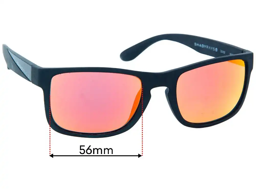 Sunglass Fix Replacement Lenses for Shady Rays Titan - 56mm Wide Sunglass Fix Replacement Lenses for Shady Rays Titan - 56mm Wide